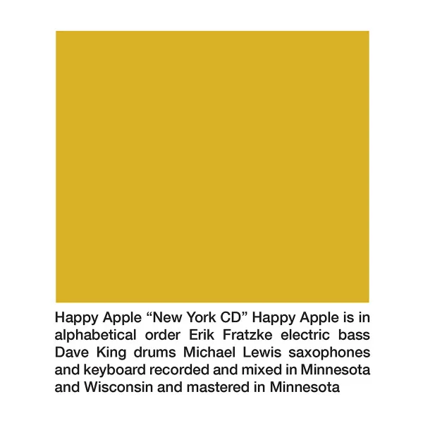 Happy Apple – New York CD viršelis