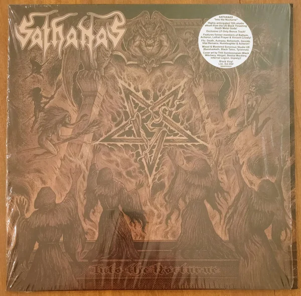 Sathanas – Into the Nocturne LP viršelis