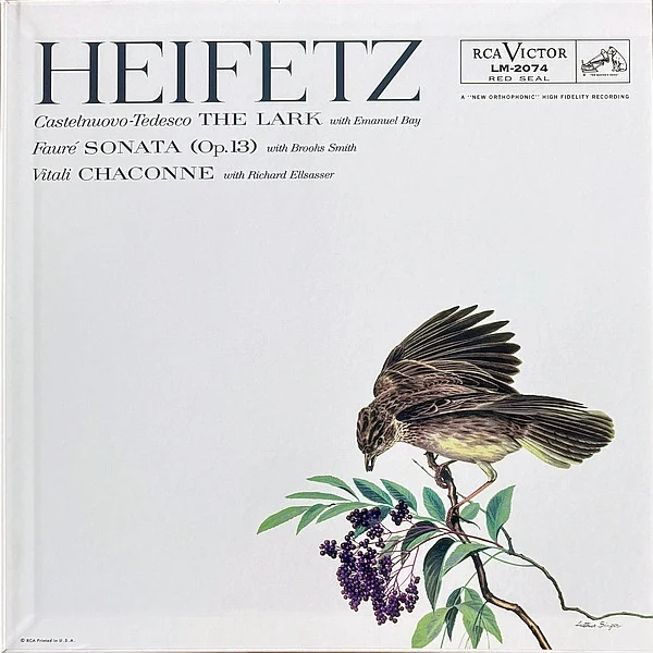 Heifetz, Jascha – Lark LP viršelis
