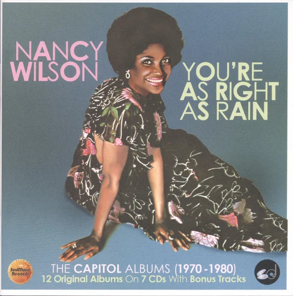 Wilson, Nancy – You're As Right As Rain CD viršelis