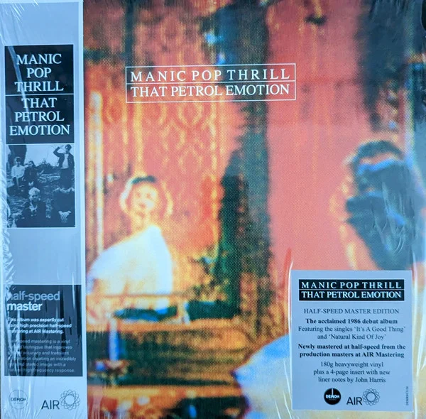 That Petrol Emotion – Manic Pop Thrill LP viršelis