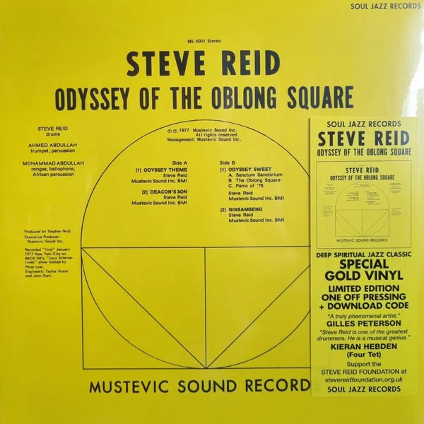 Reid, Steve – Odyssey of the Oblong ... LP viršelis